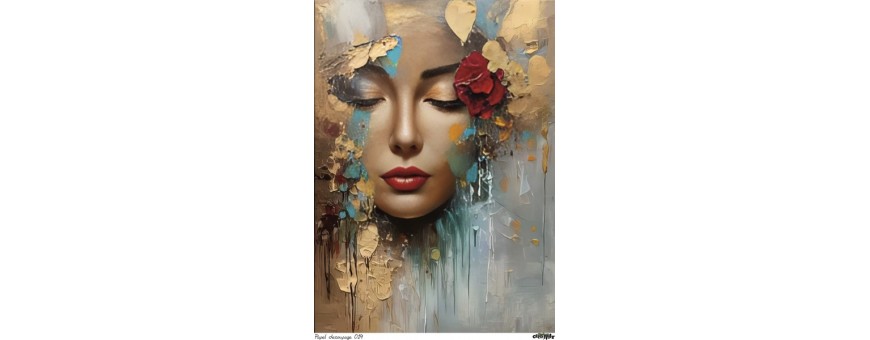 PAPEL DECOUPAGE A3 CREATIVITY